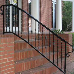 Classic straight handrail